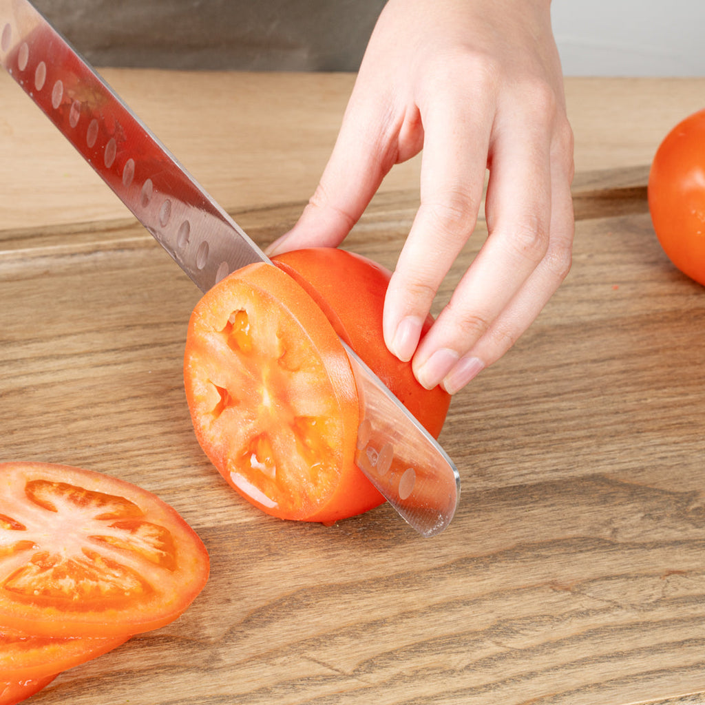 Comfy Grip Gray Stainless Steel 12" Slicing Knife - 1 count box