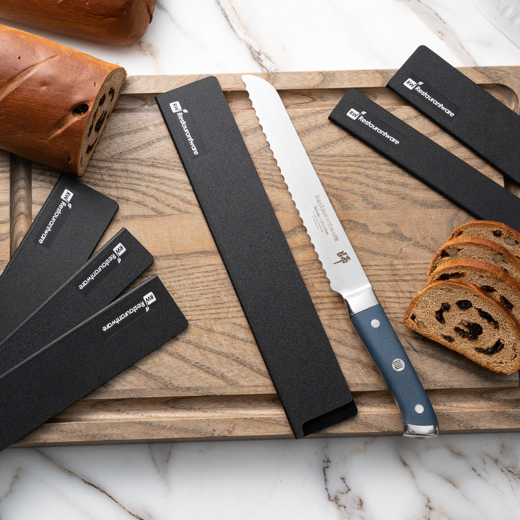 Sensei Black Plastic Knife Blade Cover / Guard - 12" x 2" - 1 count box