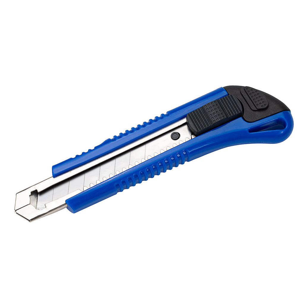 Handy Tek Blue Snap Off Blade Knife - 6 1/2"" - 4 count box