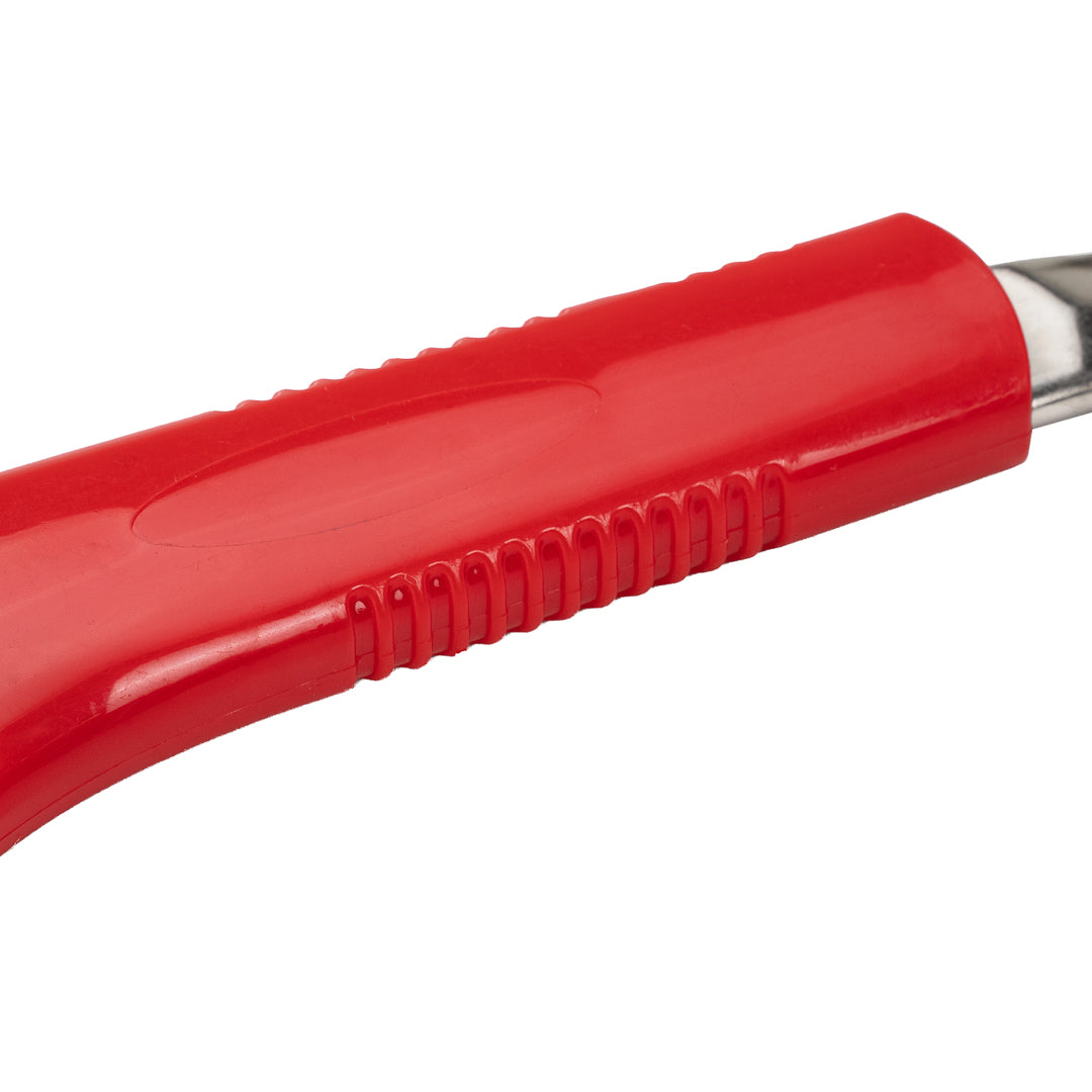 Handy Tek Red Snap Off Blade Knife - Anti-Slip Handle - 5 1/4" - 4 count box