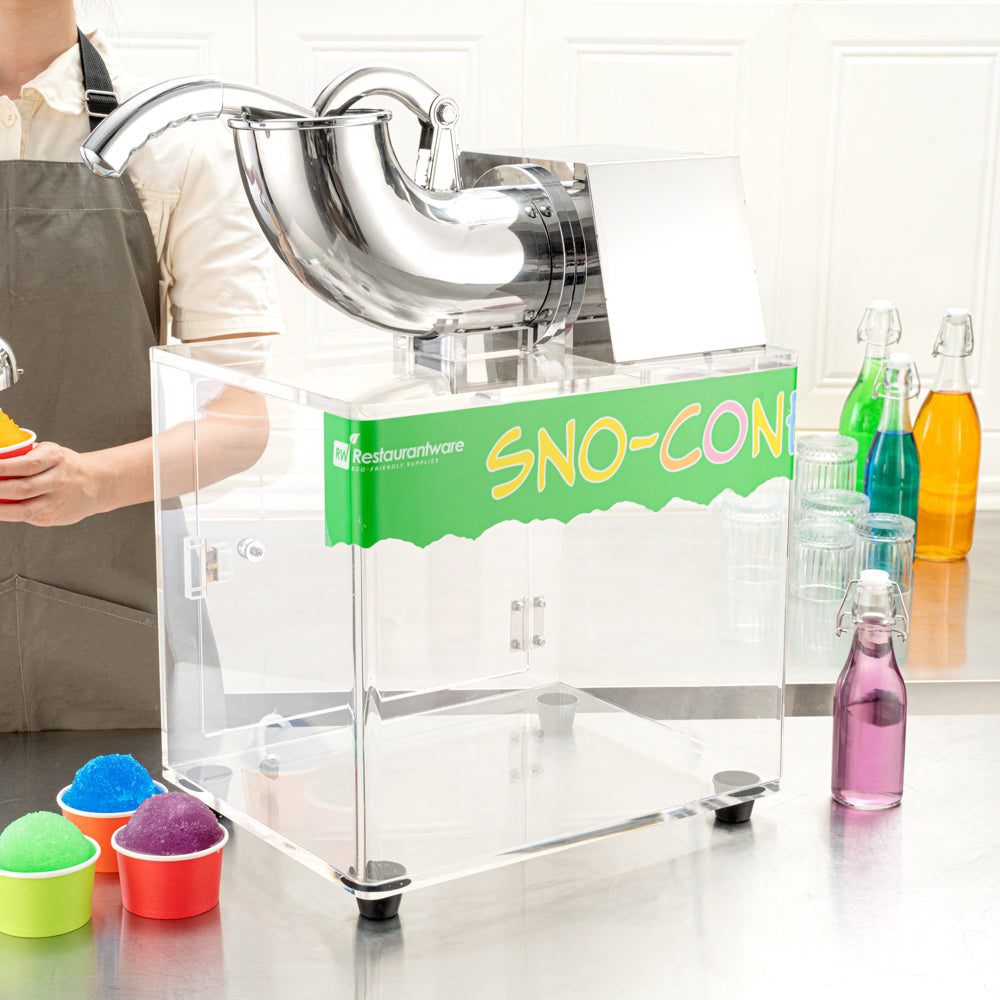 Hi Tek Clear Snow Cone Machine - 120V - 1 count box