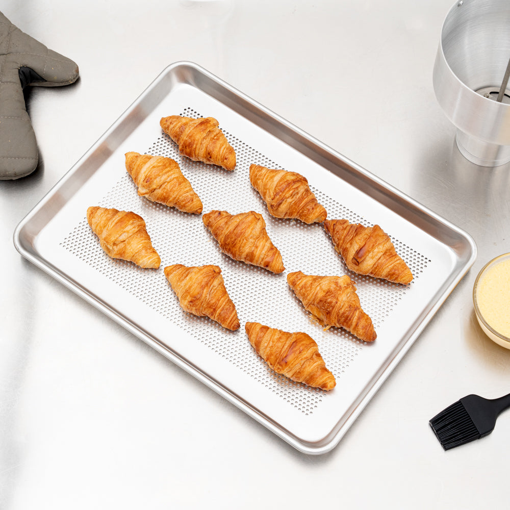 Met Lux Aluminum Half Size Baking Sheet - Perforated - 18" x 13" - 1 count box