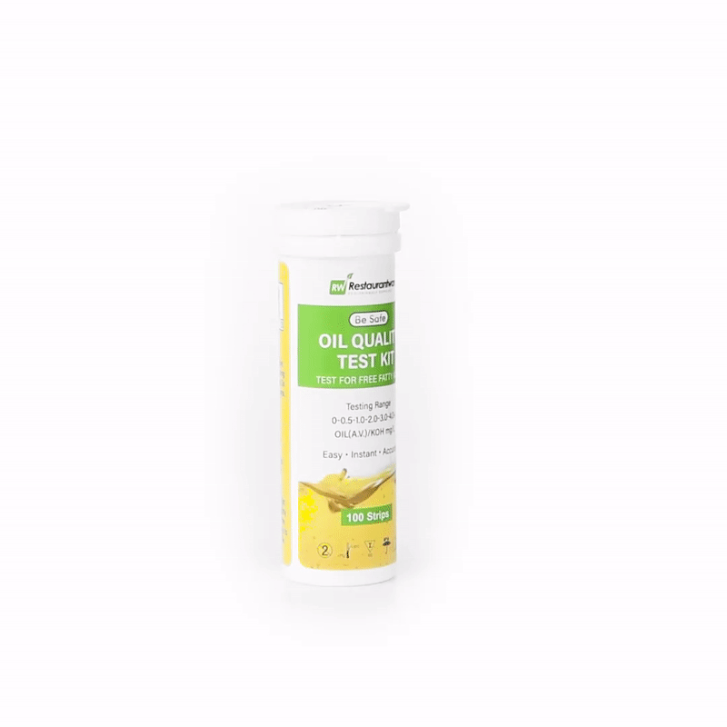 Be Safe Frying Oil Quality Test Strip - Low Range - 100 count box