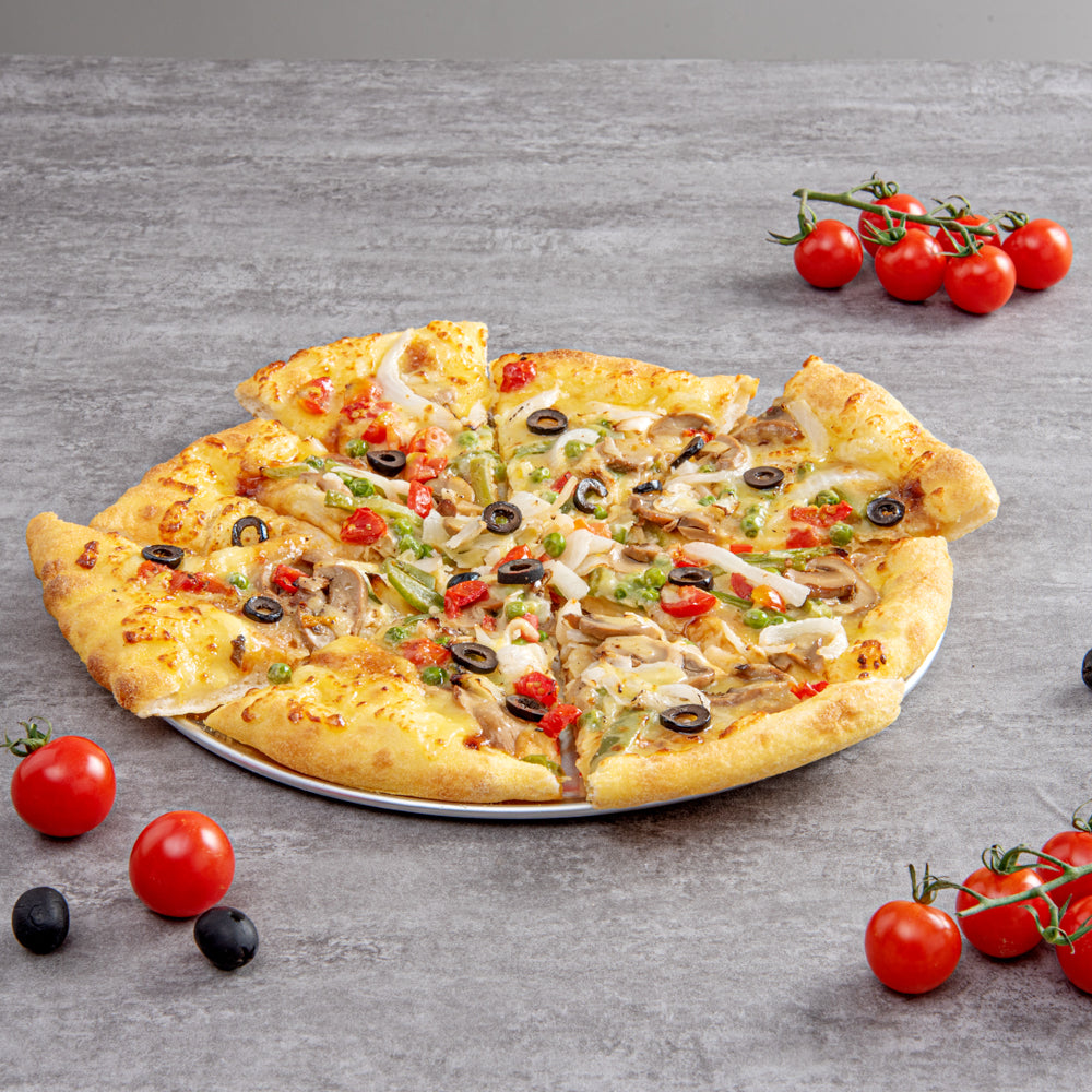 Met Lux Heavy-Duty Coupe Pizza Pan - 12" - 1 count box