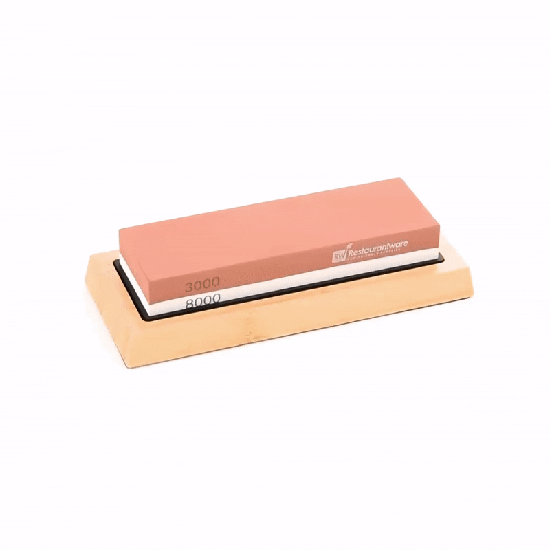 Sensei Whetstone Knife Sharpening Set - 3000/8000, Non-Slip Base - 1 count box