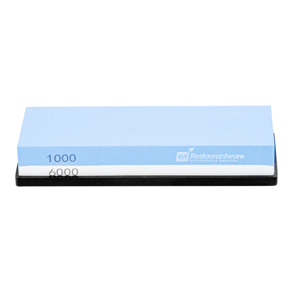 Sensei Whetstone Knife Sharpening Set - 1000/6000, Silicone Holder - 1 count box