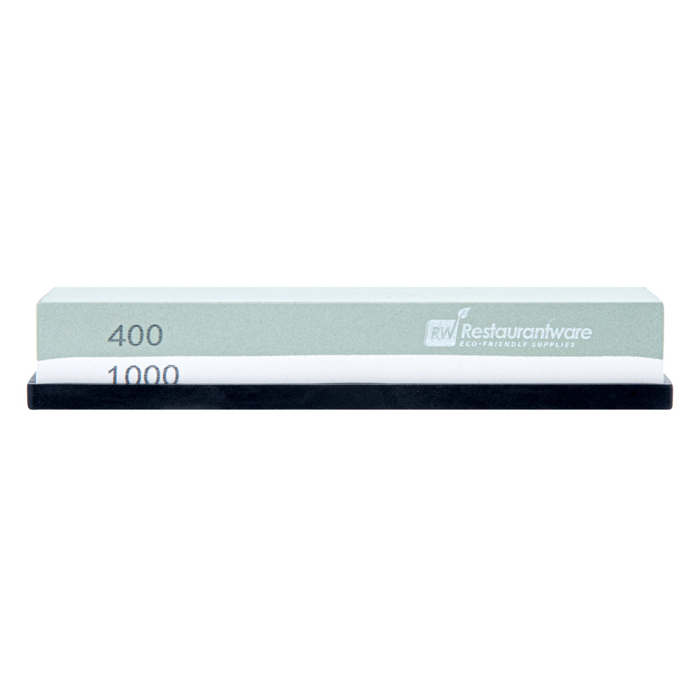 Sensei Whetstone Knife Sharpening Set - 400/1000, Silicone Holder - 1 count box