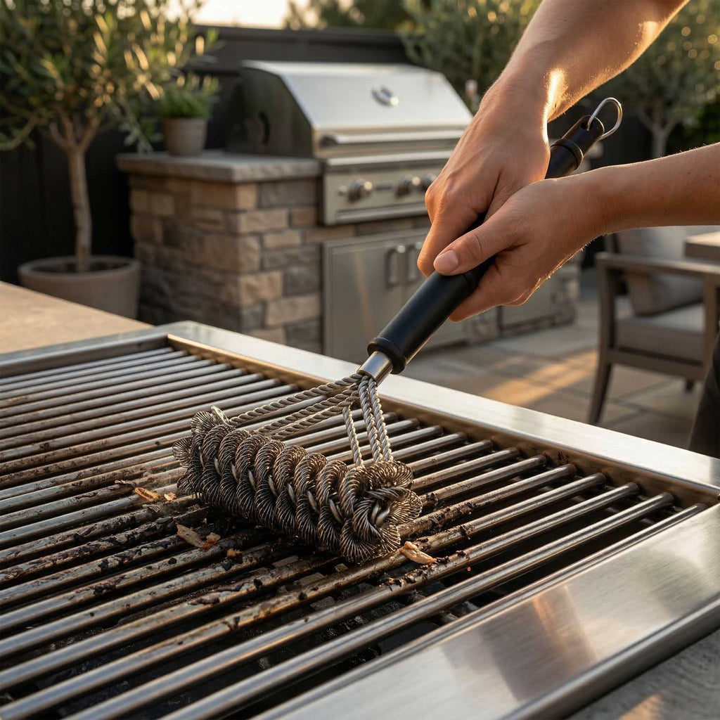 Met Lux Grill Brush / Scraper - Bristle Free - 16" - 1 count box