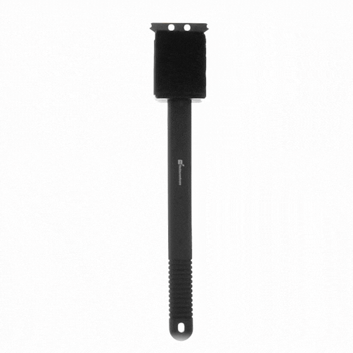 Met Lux Grill Brush / Scraper - with Scouring Pad - 15" - 1 count box