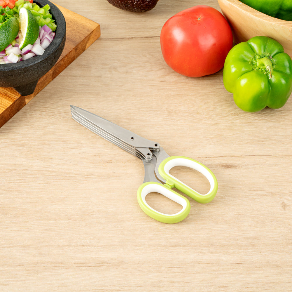 Met Lux Herb Scissors - with 5 Blades - 7 1/2" - 1 count box