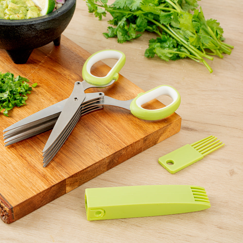 Met Lux Herb Scissors - with 5 Blades - 7 1/2" - 1 count box