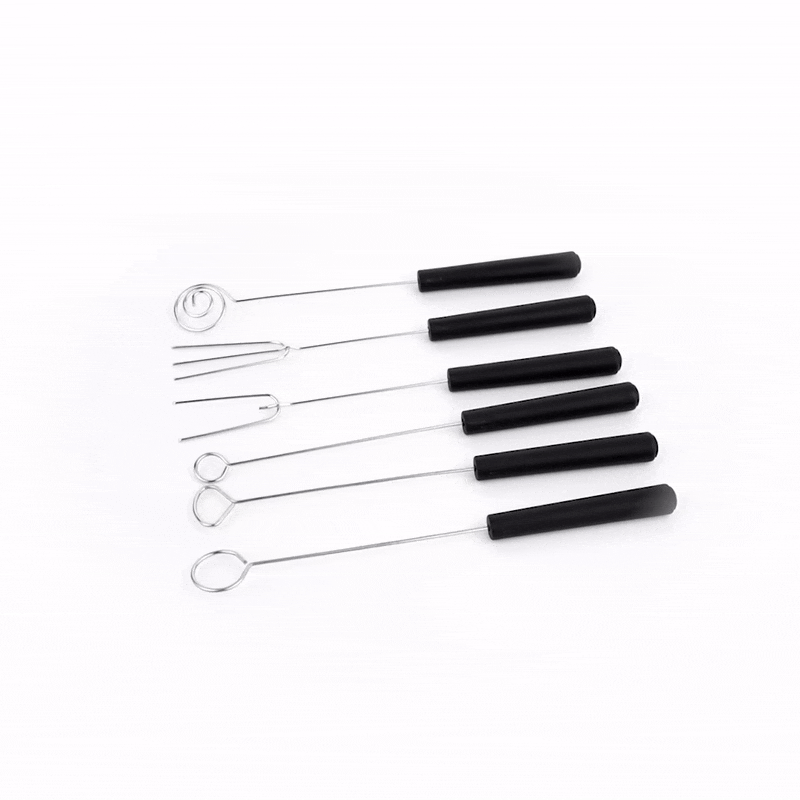 Met Lux Stainless Steel 6-Piece Dipping Fork Set - 1 count box