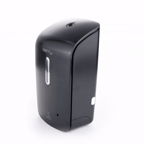 Clean Tek Professional 33 oz Black Automatic Soap Dispenser - for Foam Soap - 1 count box