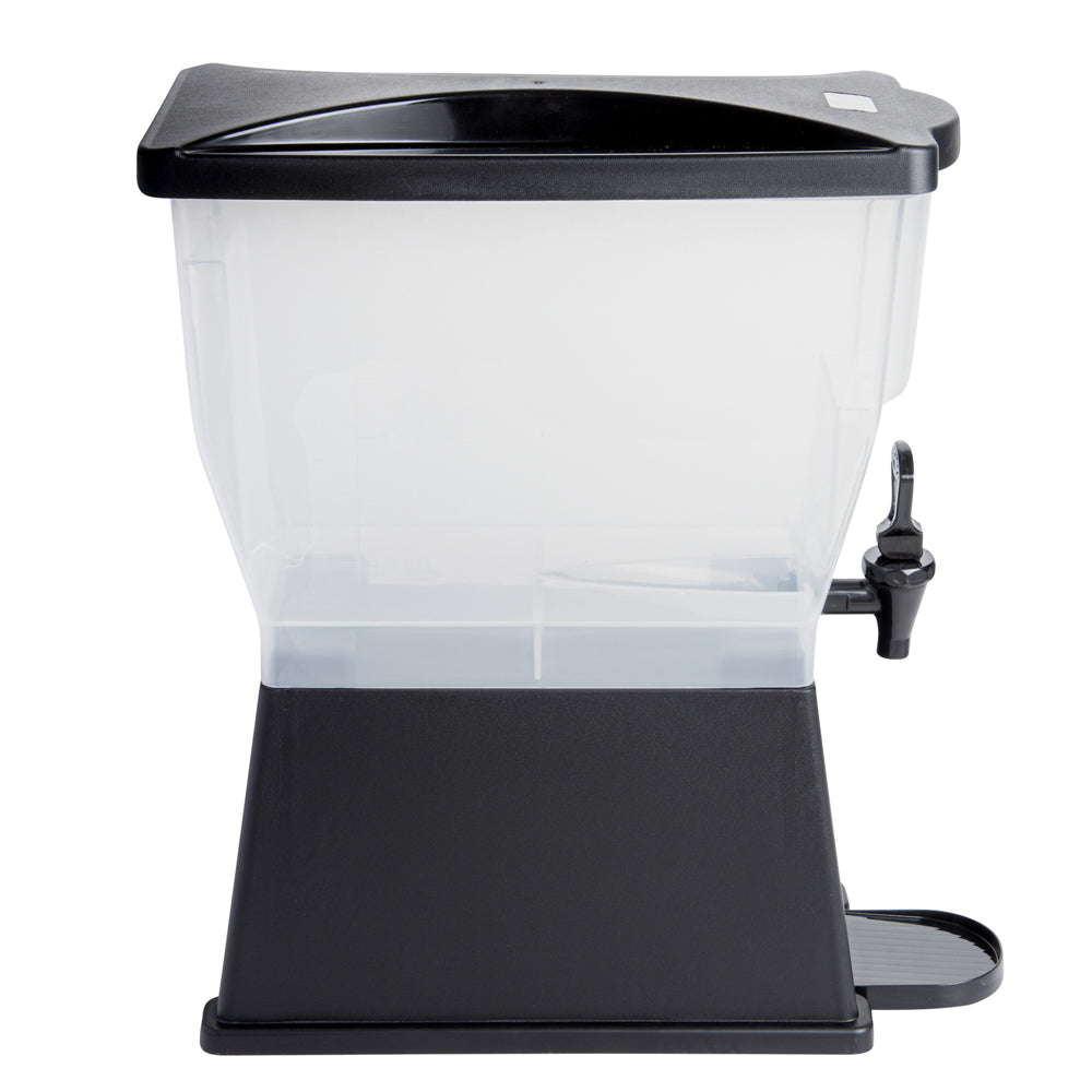 Bev Tek 3 gal Black Beverage Dispenser - 16" x 8" x 21" - 1 count box