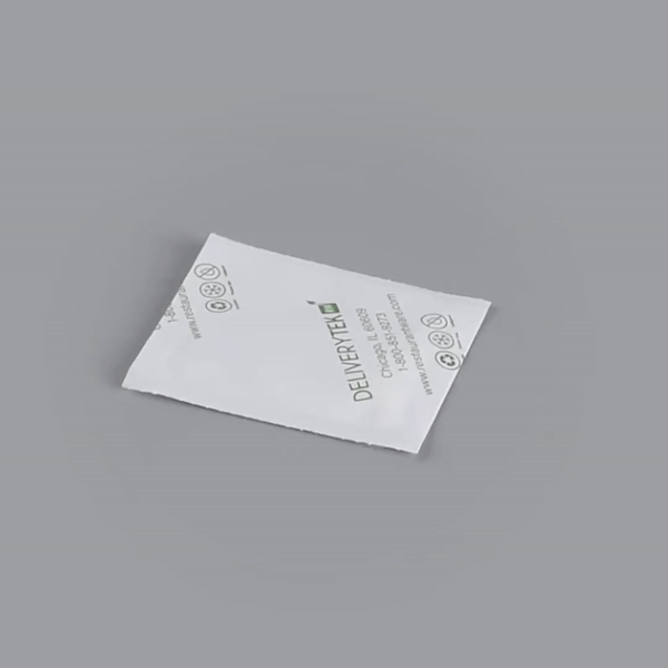 Delivery Tek Plastic Shipping Ice Pack - 2 3/4" x 2 1/2" - 100 count box