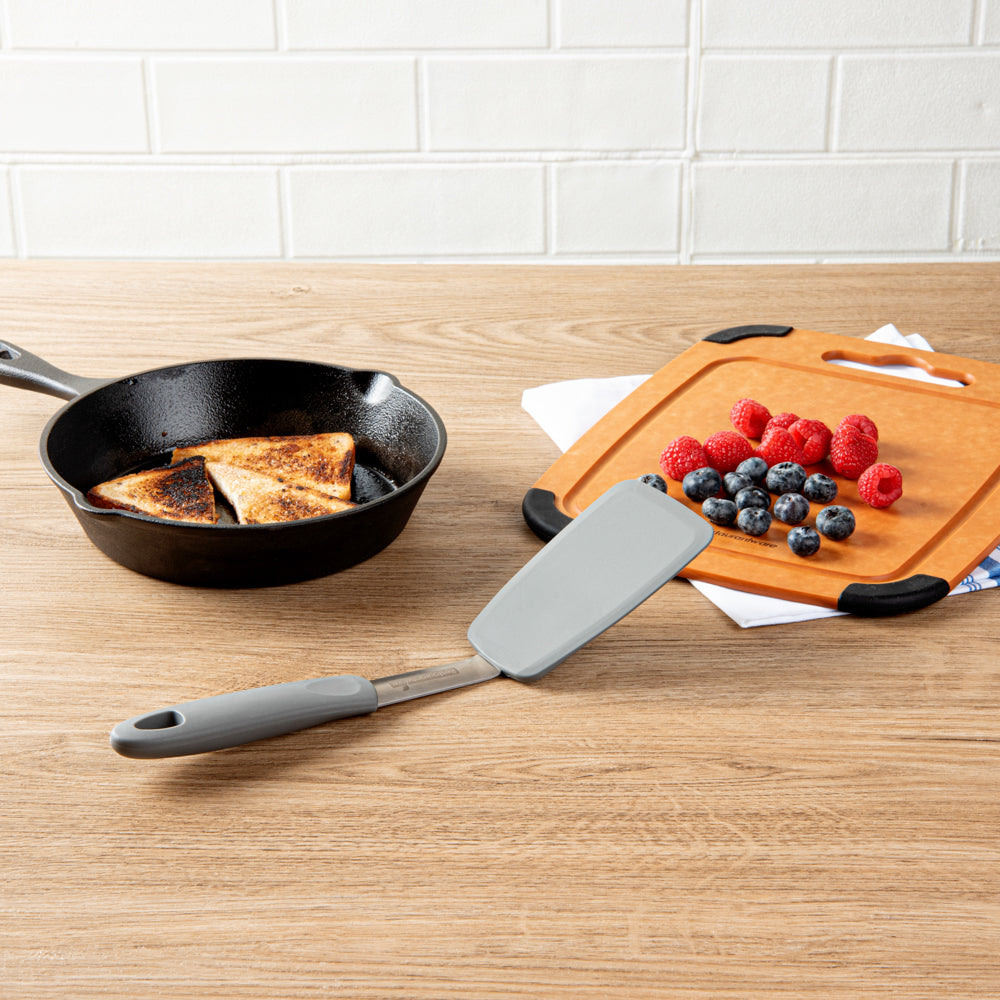 Comfy Grip Gray Silicone Solid Turner - 12" - 1 count box