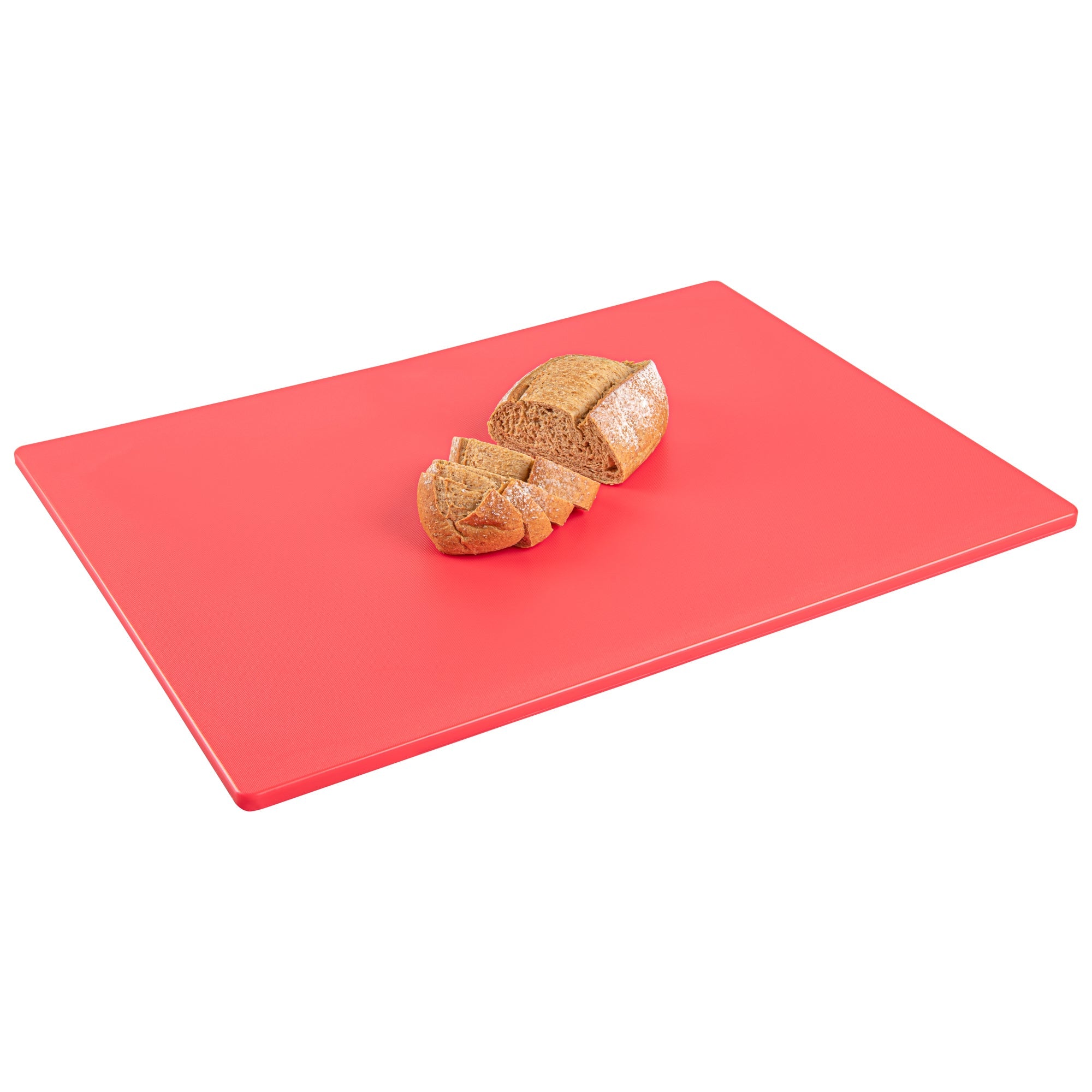 Chef 101 Red Plastic Cutting Board - 24" x 18" - 10 count box