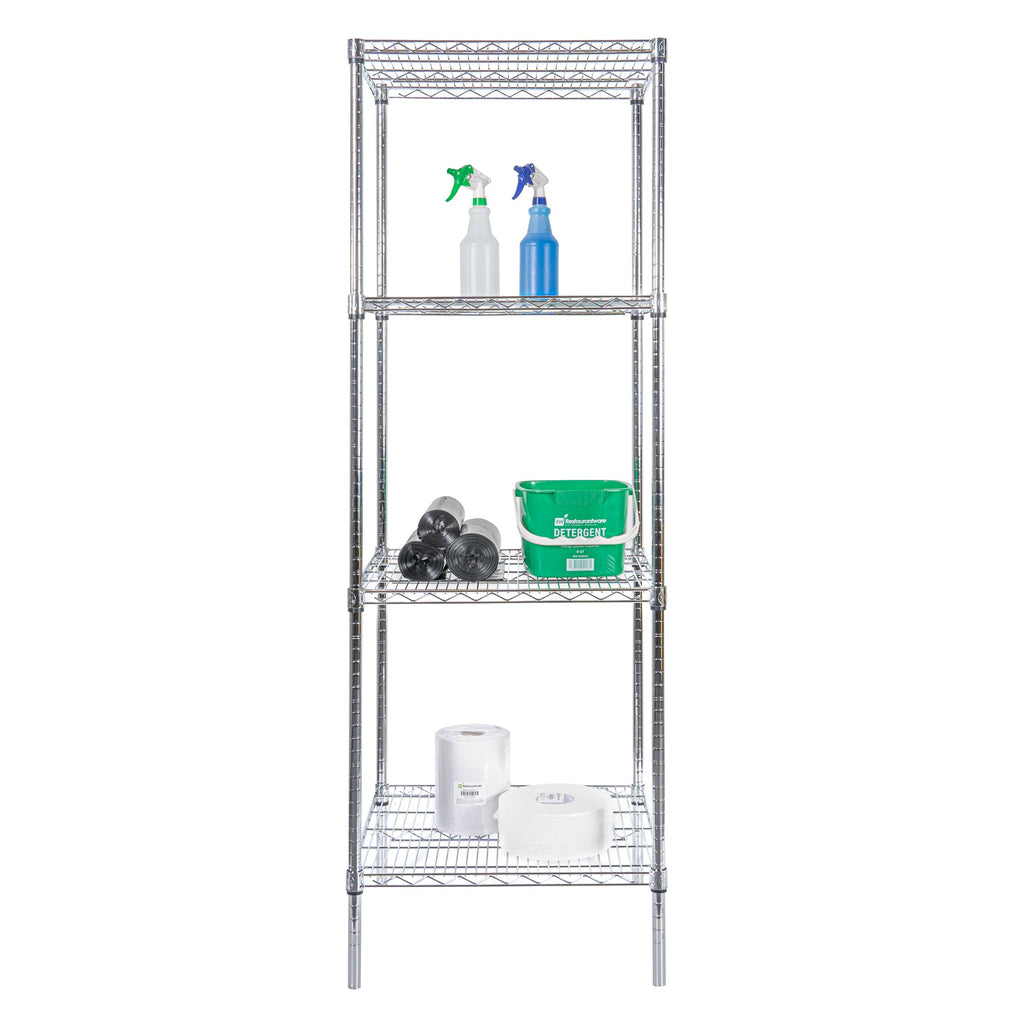 Chef 101 NSF Chrome Shelf - 24" x 24" - 4 count box