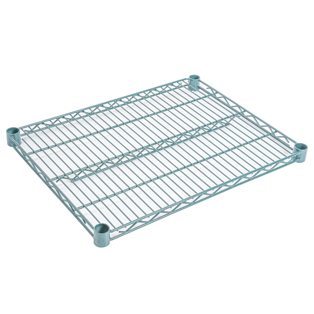 Chef 101 NSF Green Epoxy Shelf - Corrosion-Resistant - 18" x 24" - 4 count box