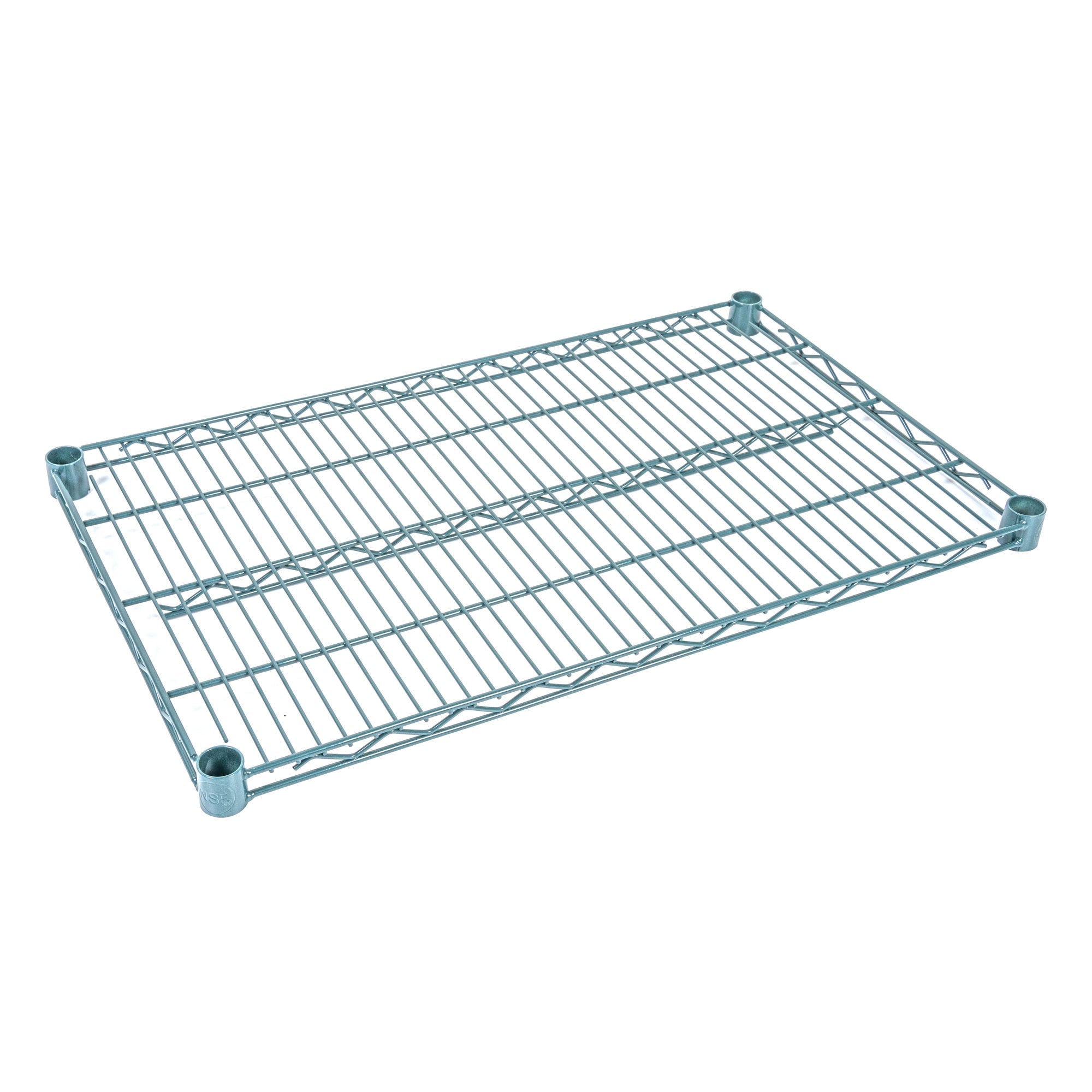 Chef 101 NSF Green Epoxy Shelf - Corrosion-Resistant - 18" x 30" - 4 count box
