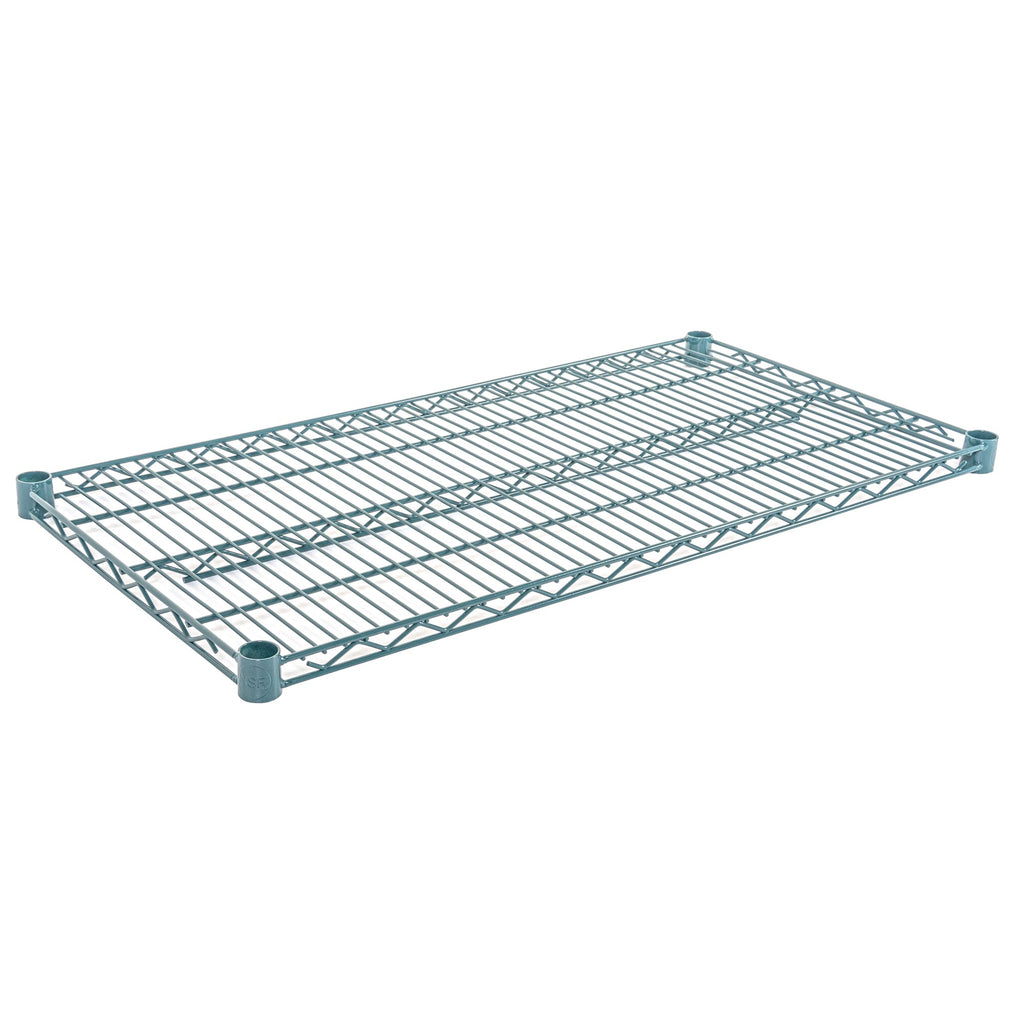 Chef 101 NSF Green Epoxy Shelf - Corrosion-Resistant - 18" x 36" - 4 count box