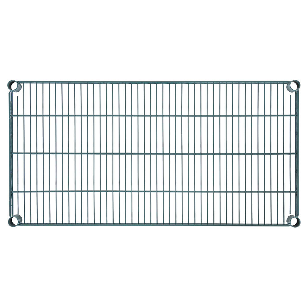 Chef 101 NSF Green Epoxy Shelf - Corrosion-Resistant - 18" x 36" - 4 count box