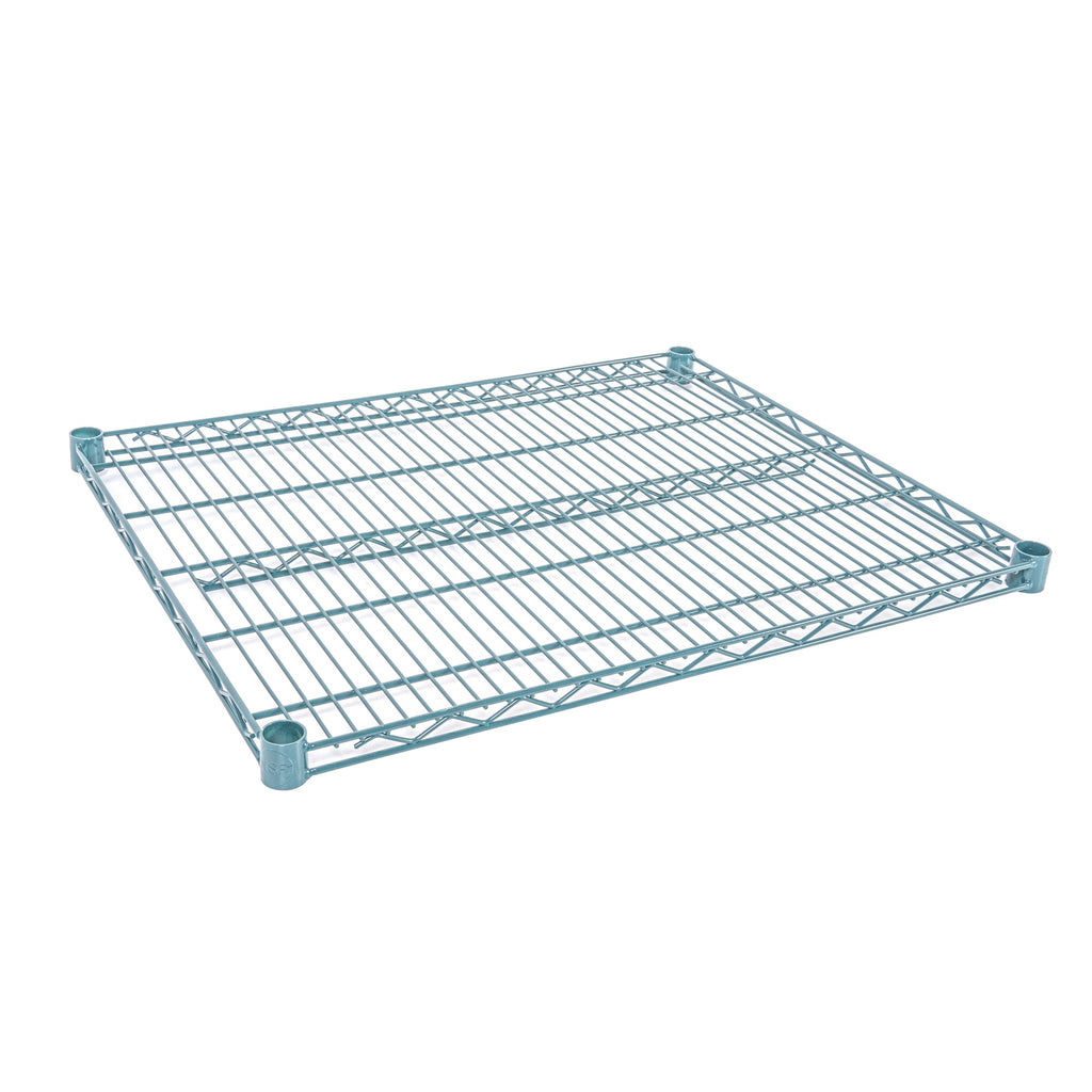 Chef 101 NSF Green Epoxy Shelf - Corrosion-Resistant - 24" x 30" - 4 count box