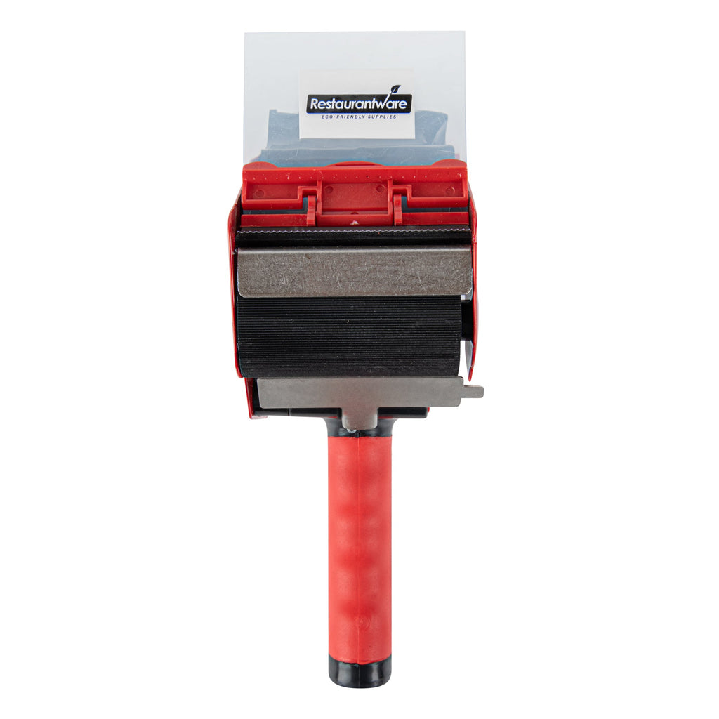 Handy Tek Red Tape Dispenser Gun - Rubber Handle - 3" - 10 count box
