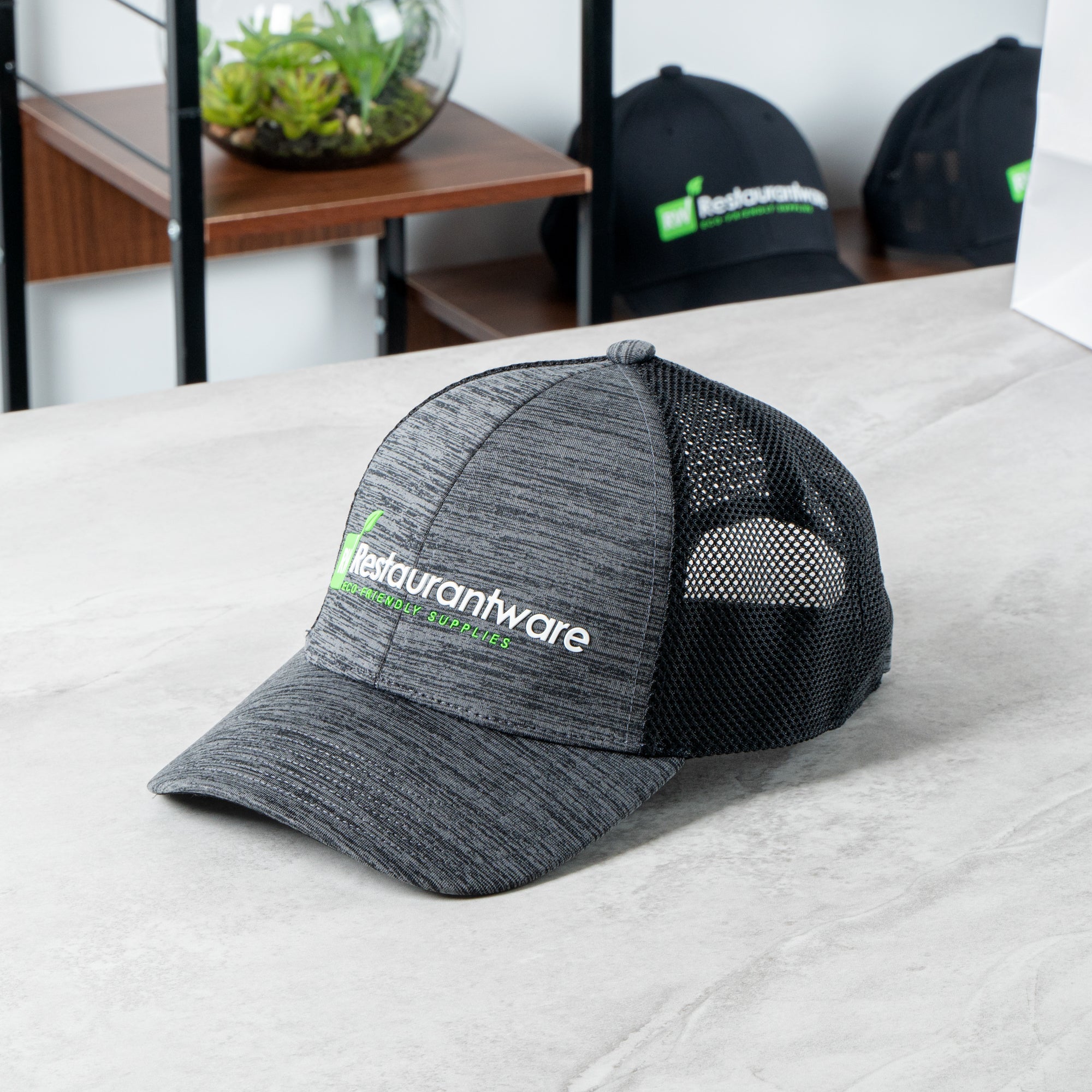 RW Threads Black Trucker Snapback Hat - 1 count box