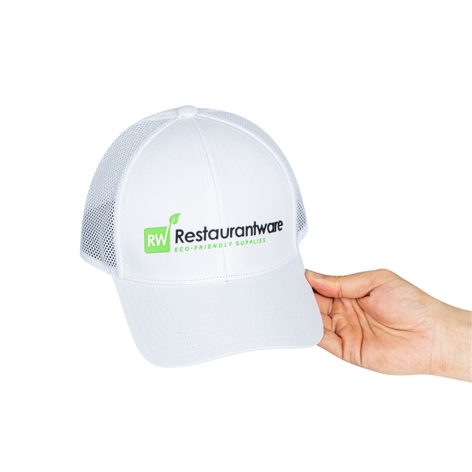 RW Threads White Trucker Snapback Hat - 1 count box