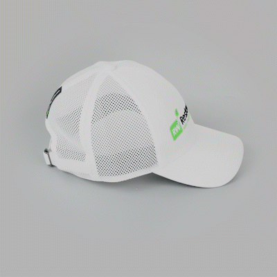 RW Threads White Trucker Snapback Hat - 1 count box