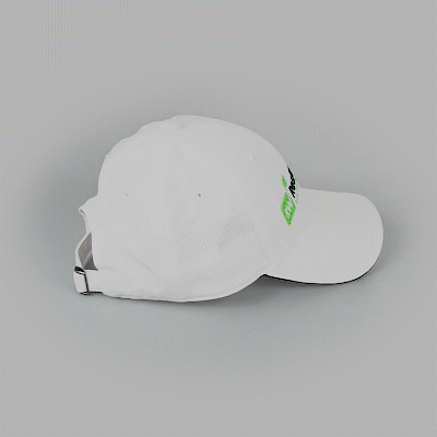 RW Threads White Adjustable Perforated Hat - 1 count box