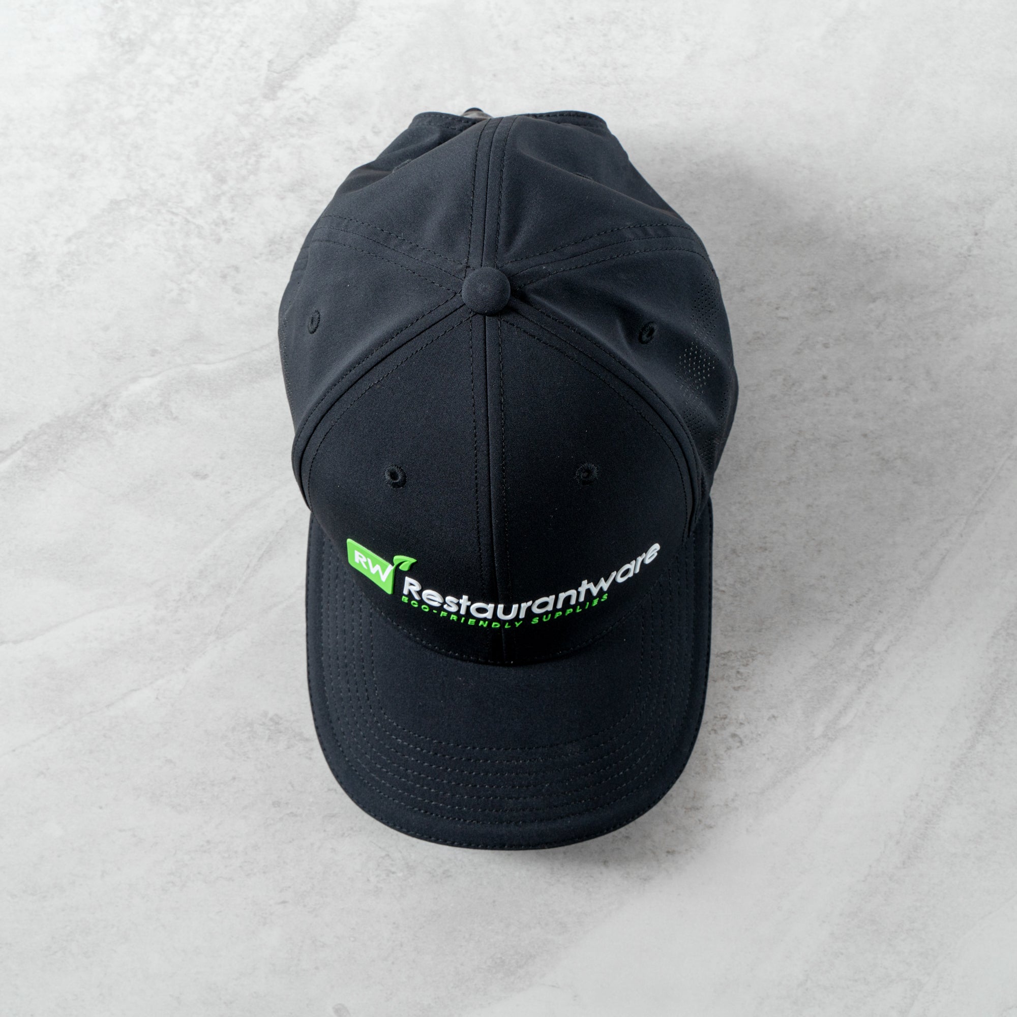 RW Threads Black Adjustable Perforated Hat - 1 count box