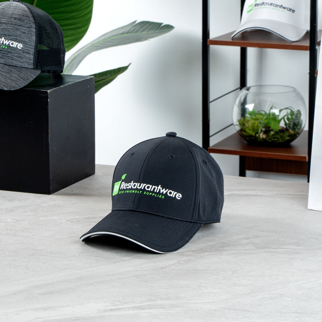 RW Threads Black Adjustable Perforated Hat - 1 count box