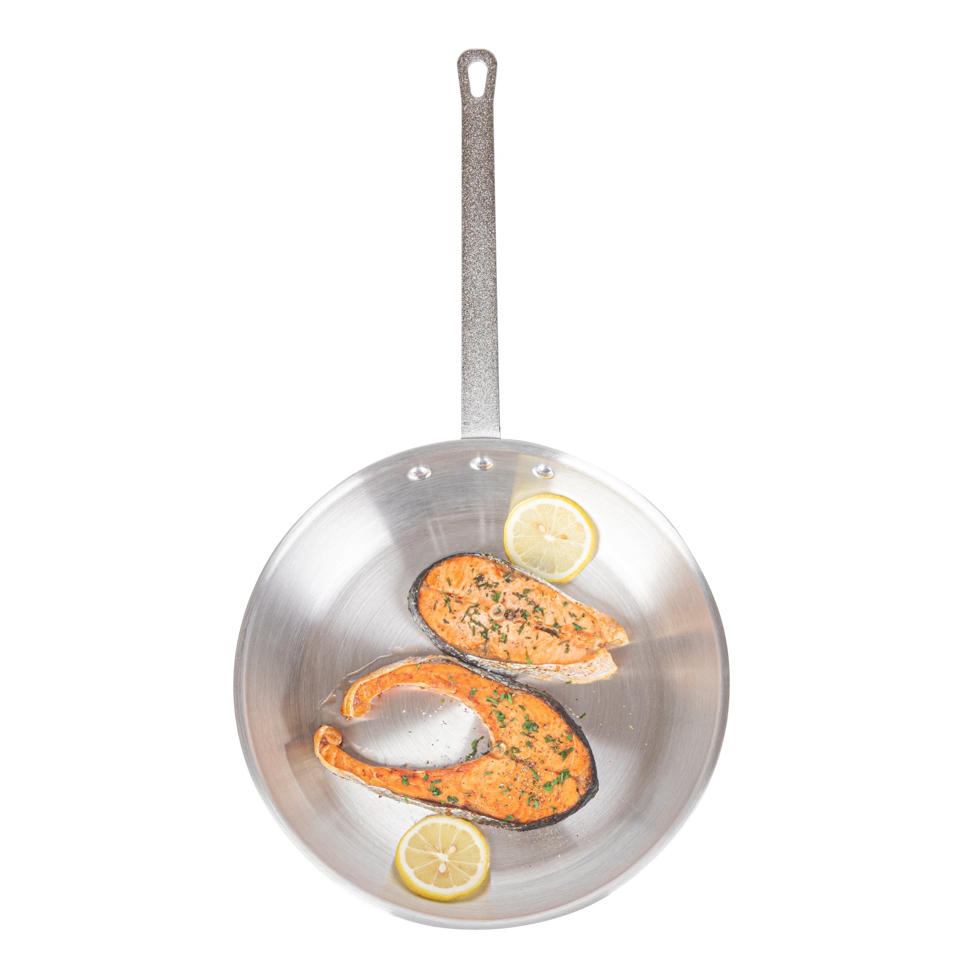 Met Lux Aluminum 12" Fry Pan - 6 count box