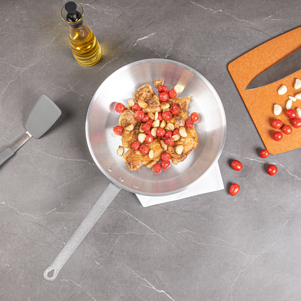 Met Lux Aluminum 14" Fry Pan - 1 count box