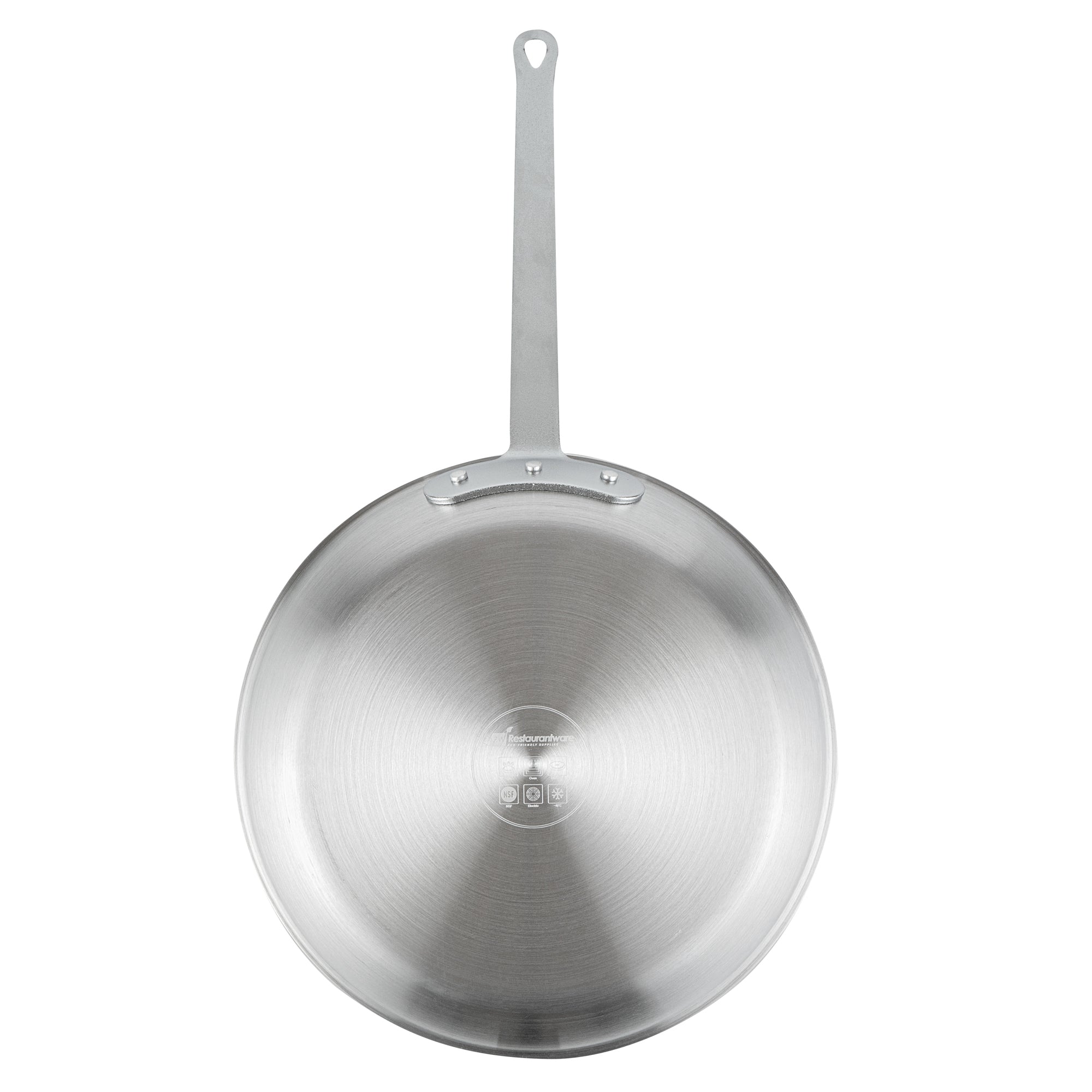 Met Lux Aluminum 14" Fry Pan - 6 count box