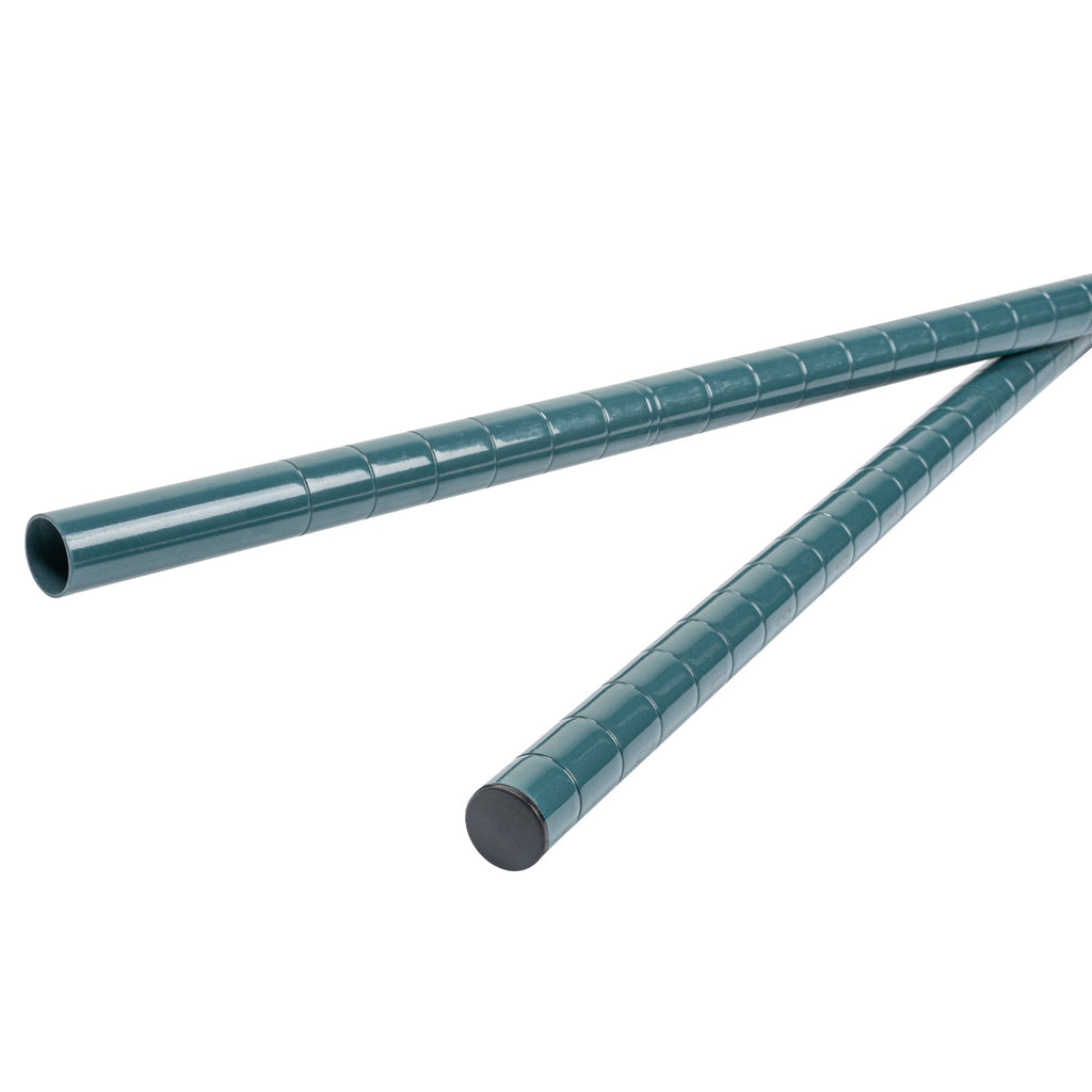 Chef 101 74" NSF Green Epoxy Mobile Shelving Post - Corrosion-Resistant - 4 count box