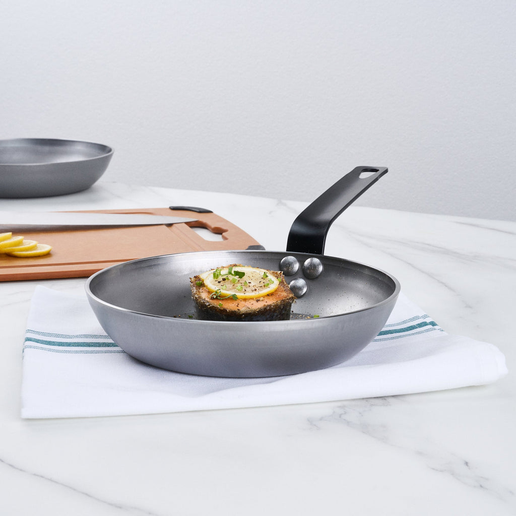 Met Lux Carbon Steel 8" Fry Pan - 6 count box