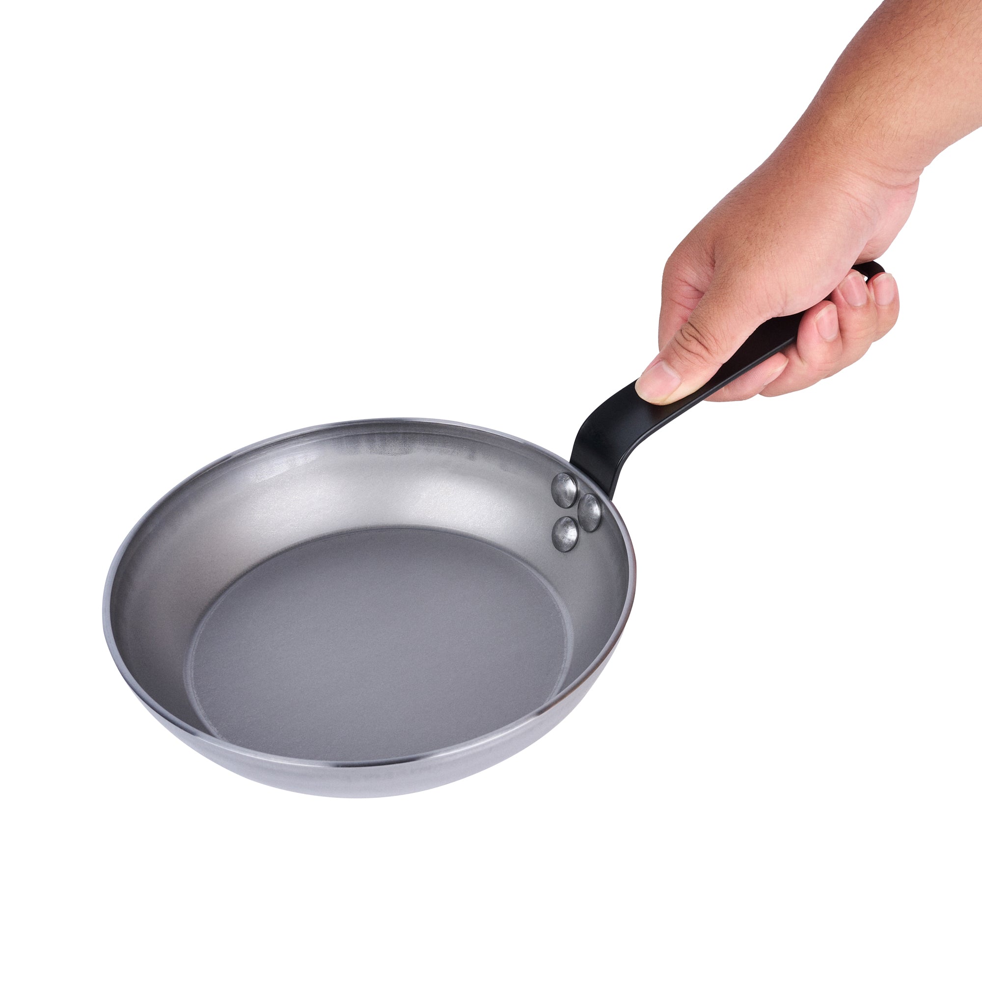 Met Lux Carbon Steel 8" Fry Pan - 6 count box