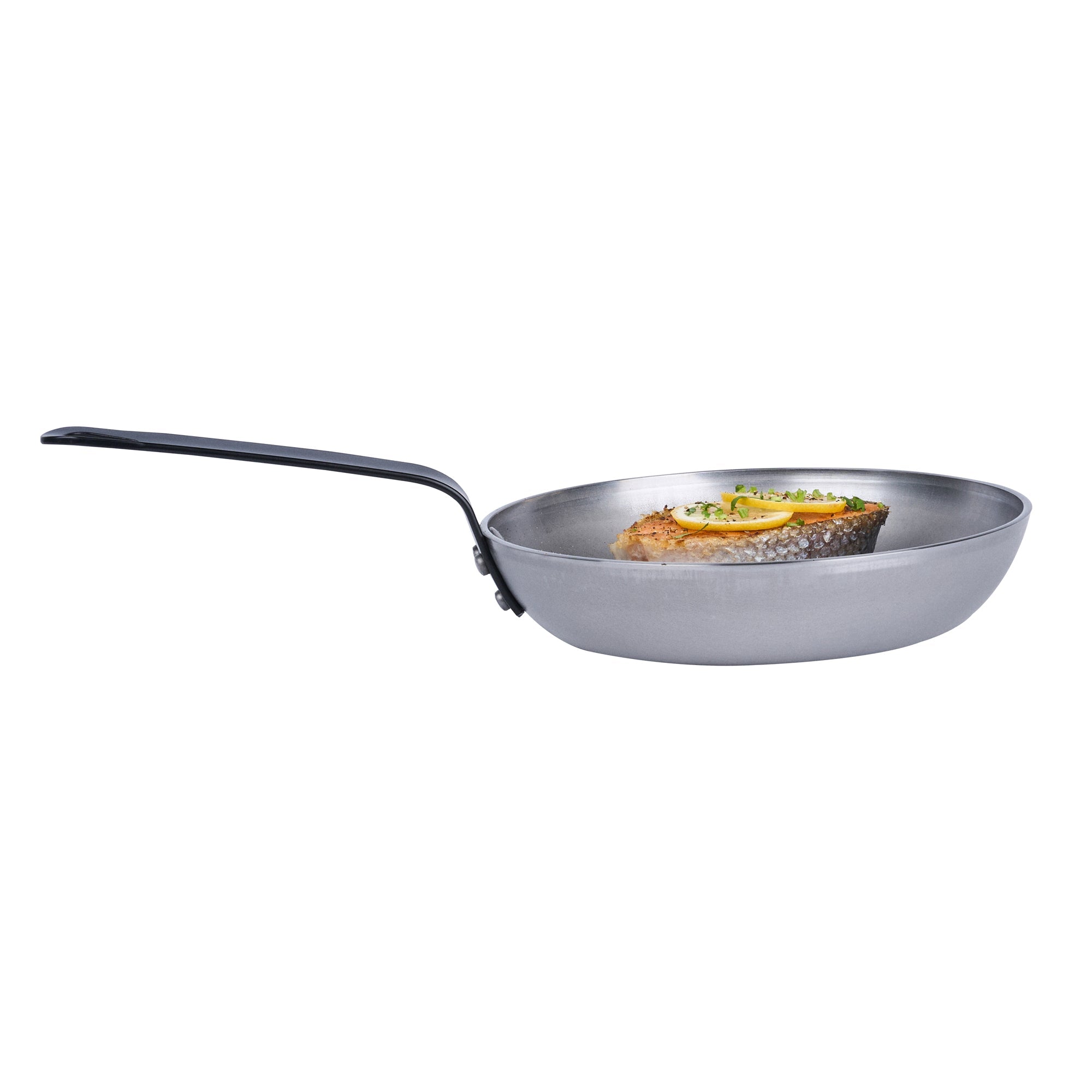Met Lux Carbon Steel 8" Fry Pan - 6 count box