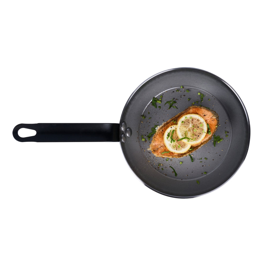 Met Lux Carbon Steel 8" Fry Pan - 6 count box