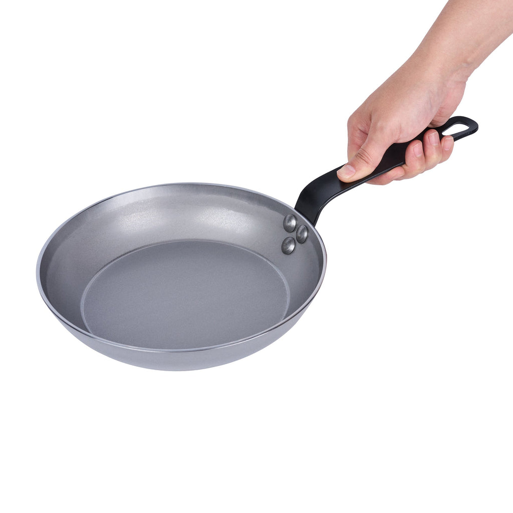 Met Lux Carbon Steel 9" Fry Pan - 6 count box