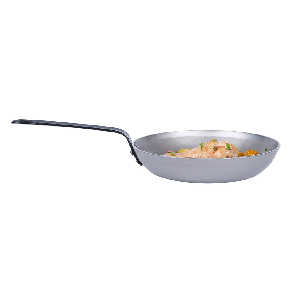 Met Lux Carbon Steel 9" Fry Pan - 6 count box