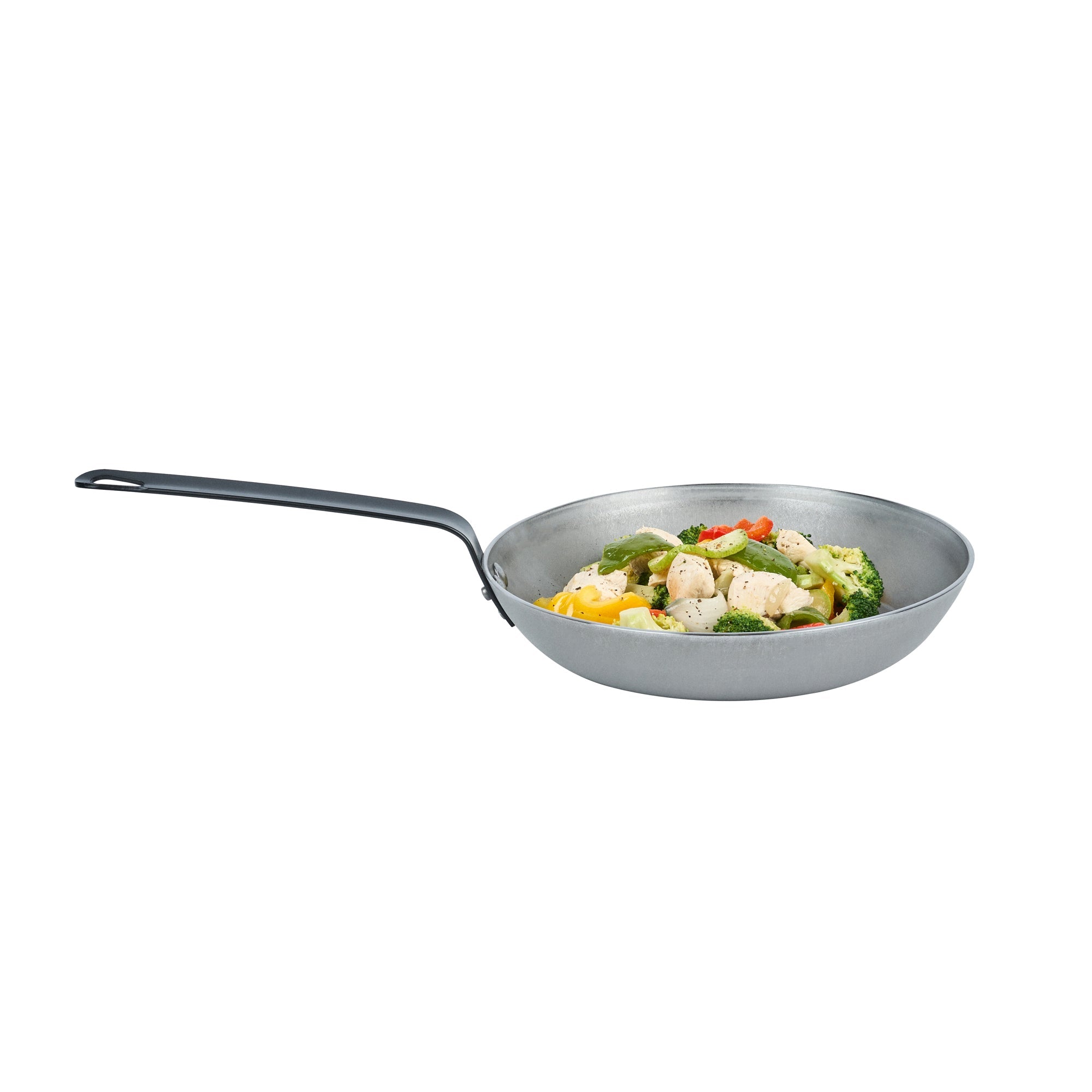 Met Lux Carbon Steel 10" Fry Pan - 6 count box