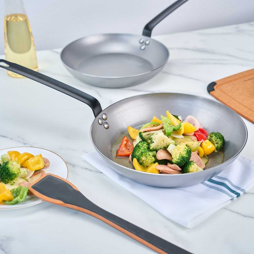 Met Lux Carbon Steel 12" Fry Pan - 1 count box