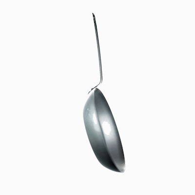 Met Lux Carbon Steel 12" Fry Pan - 6 count box