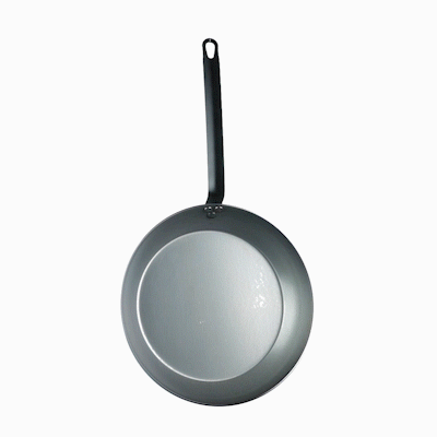 Met Lux Carbon Steel 13" Fry Pan - 6 count box