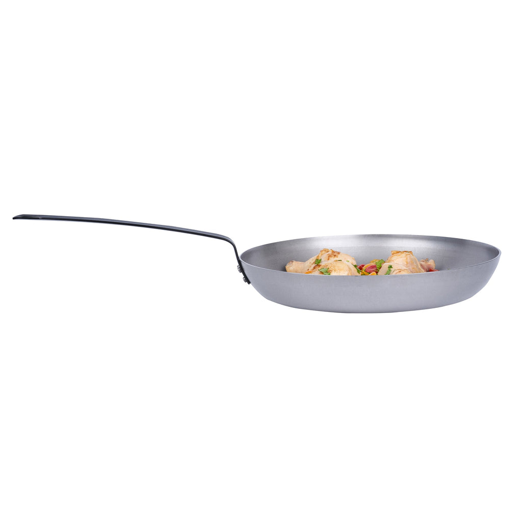 Met Lux Carbon Steel 14" Fry Pan - 6 count box