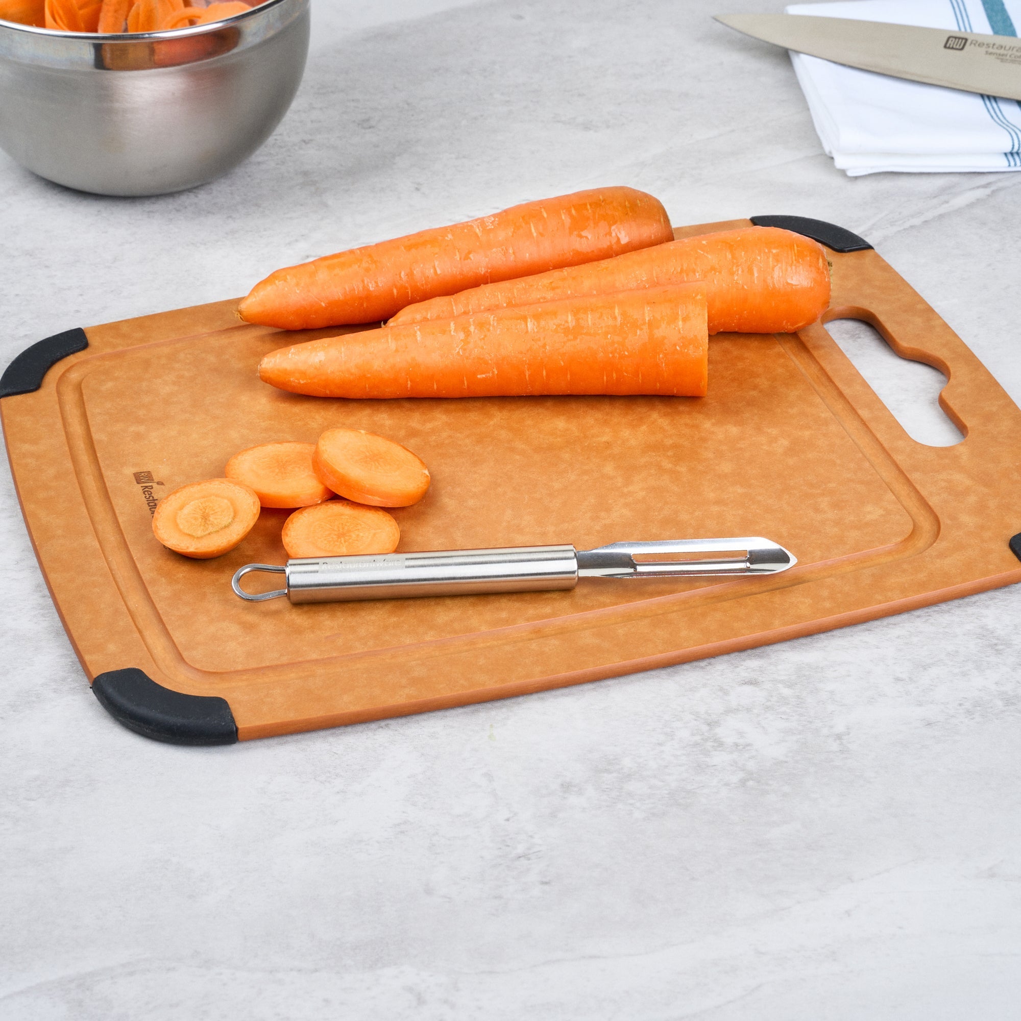 German Standard Stainless Steel Vegetable Peeler - 7 3/4'' - 6 count box